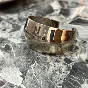 Gold cuff bracelet